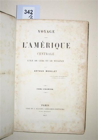 (GUATEMALA.) Morelet, Arthur. Voyage dans lAmérique centrale, lIle de Cuba et le Yucatan.